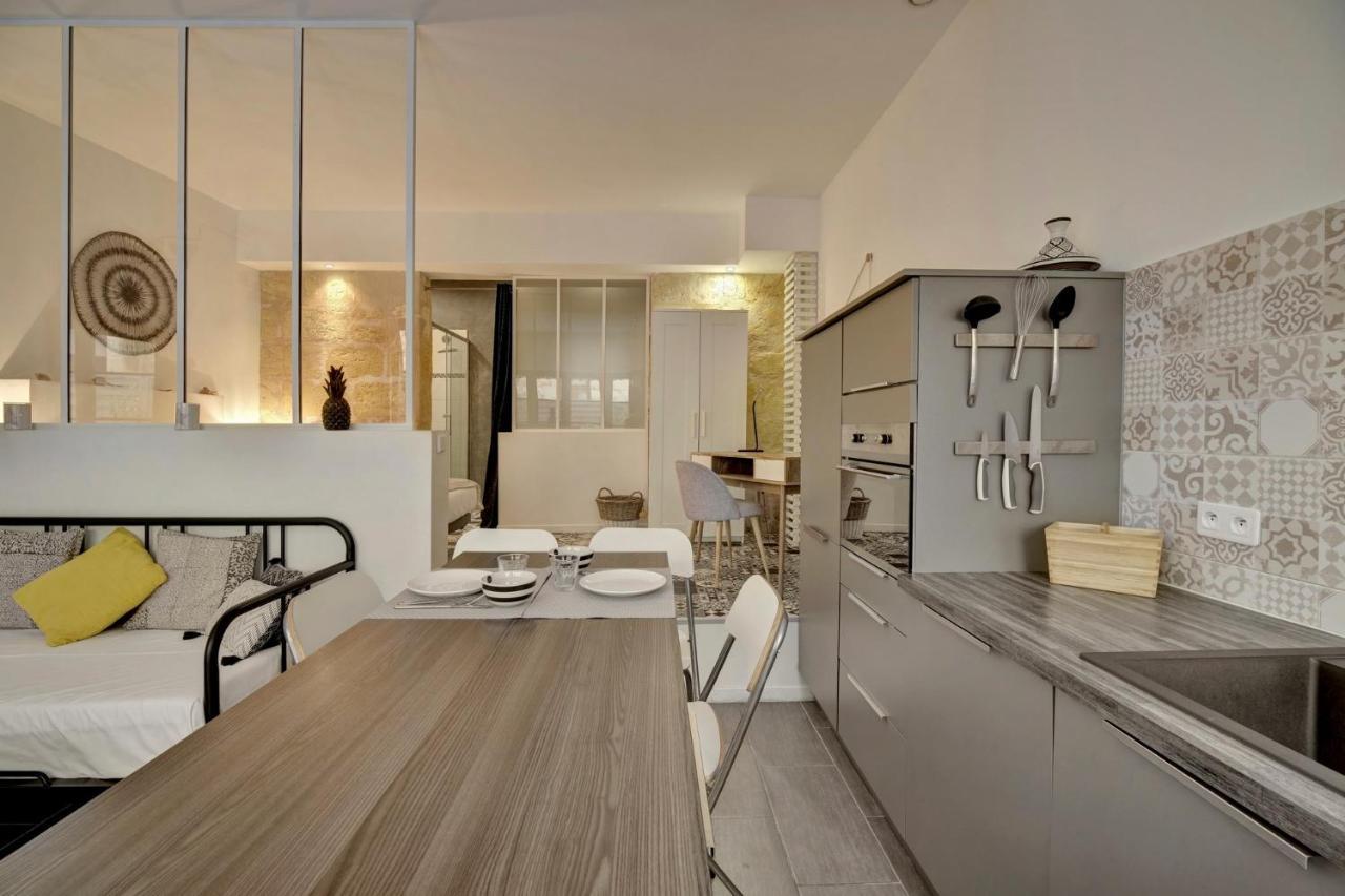 L'Atelier D'Auguste - Terrasse En Plein Coeur De Bordeaux Apartment Luaran gambar